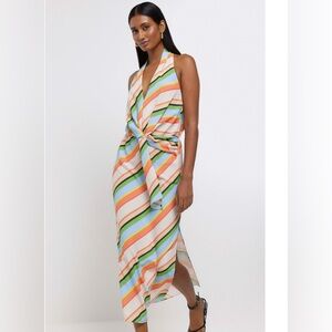 River Island Dress River Island MIA Striped halter Dress